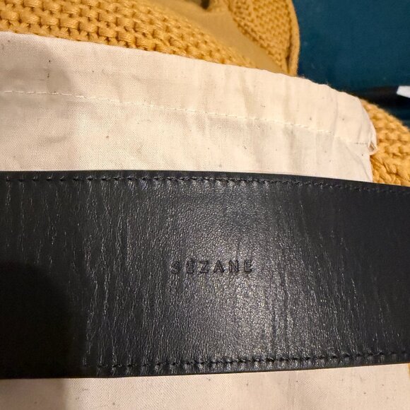 Sezane Fétiche Belt Téjus Brun - Size 80 - Picture 5 of 8